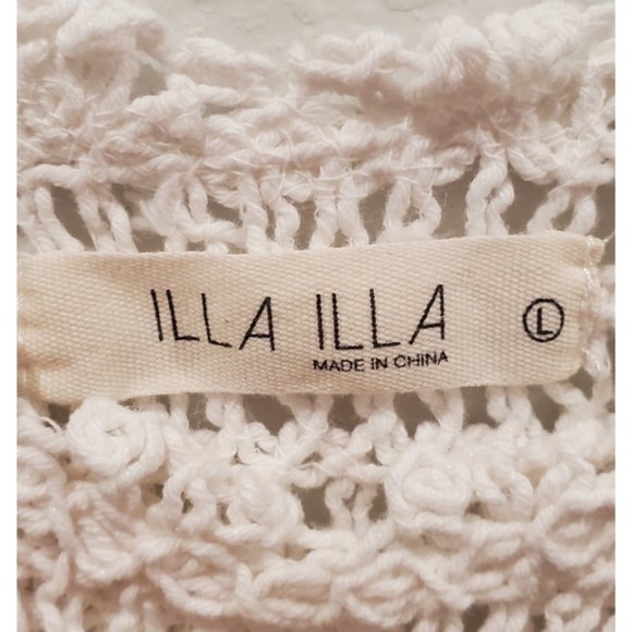 ILLA ILLA Floral Embroidered White Crop Top - Picture 3 of 4